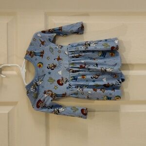 Little Sleepies Blue Toy Story Dress